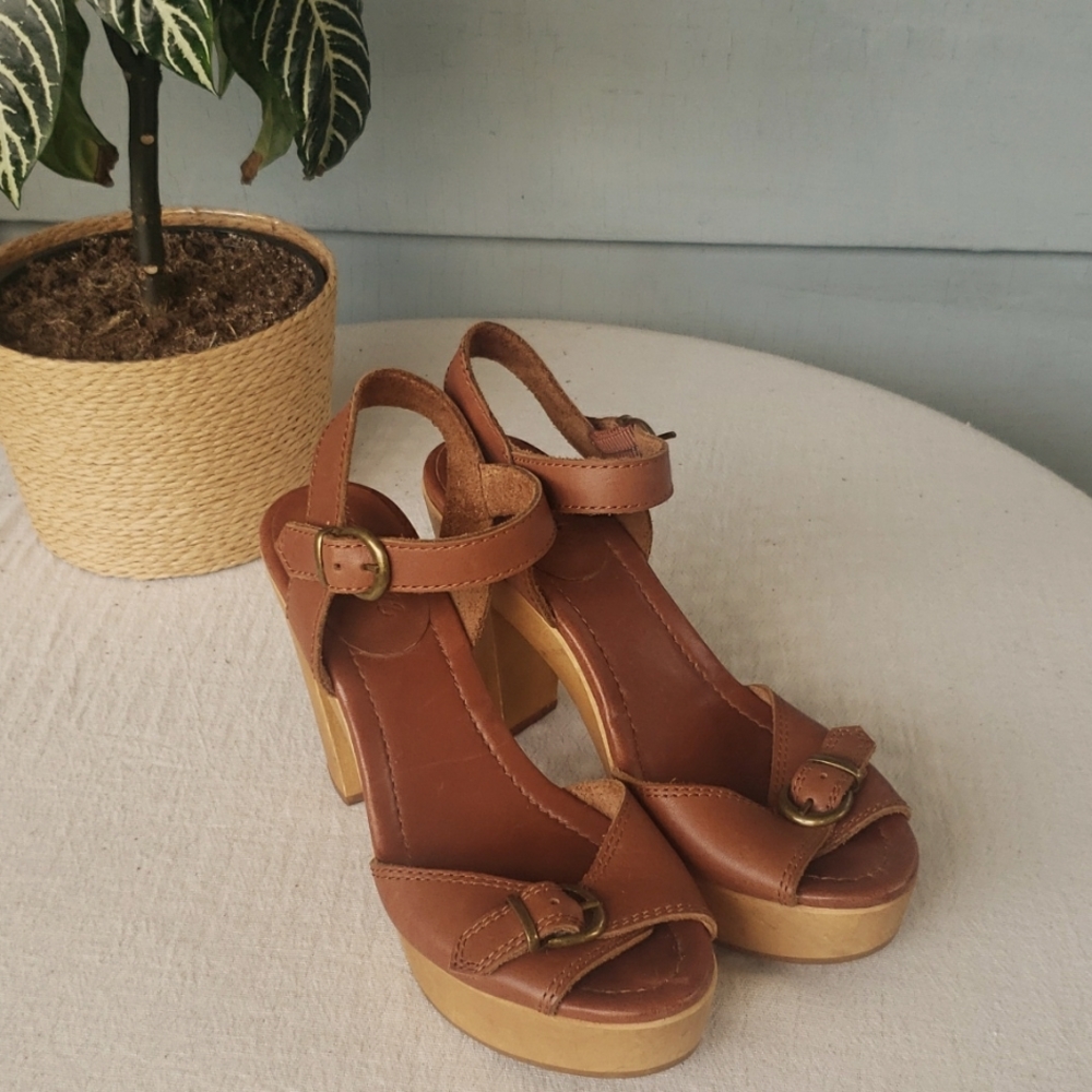 Madewell platform sandals 6.5